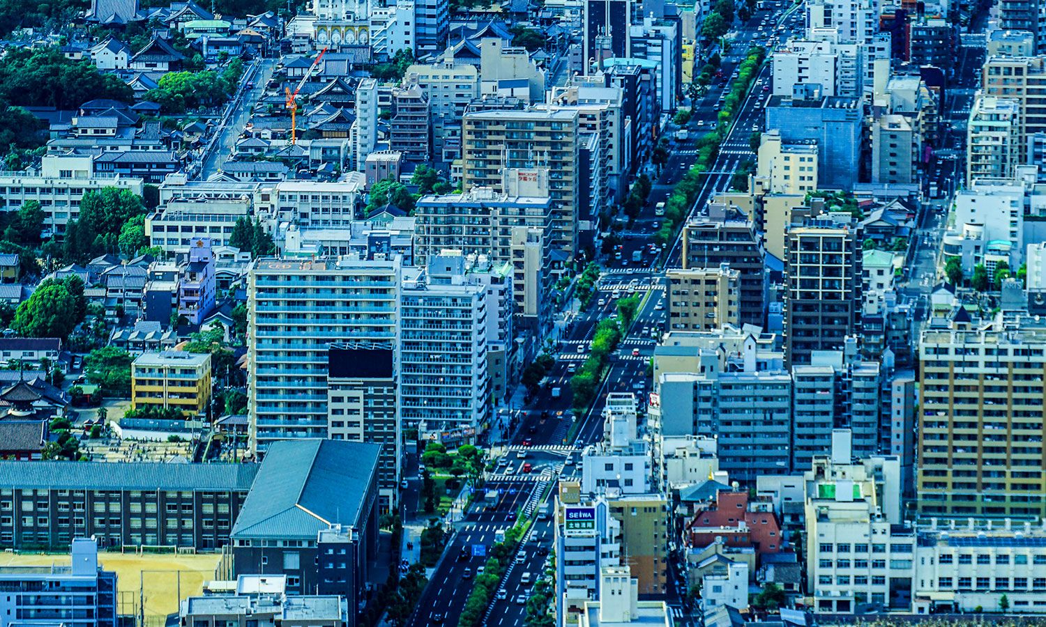 道路のイメージ画像（街中）